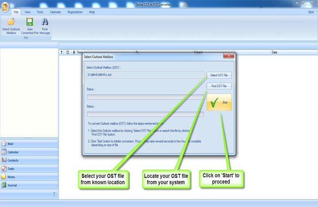 OST to PST Converter