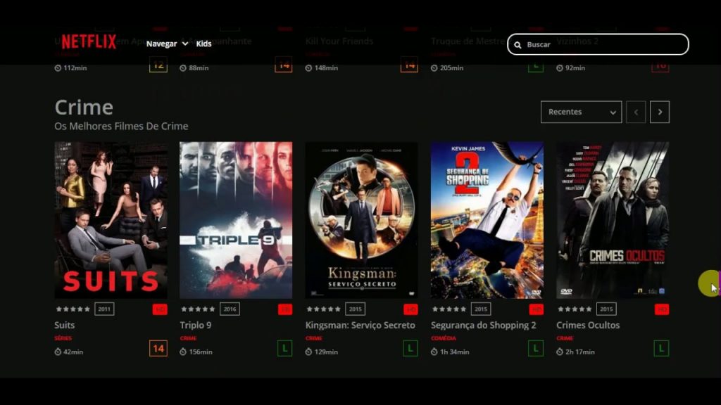 Netflix clone website online